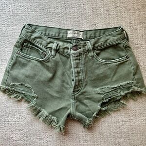 FREE PEOPLE shorts (25) (olive)